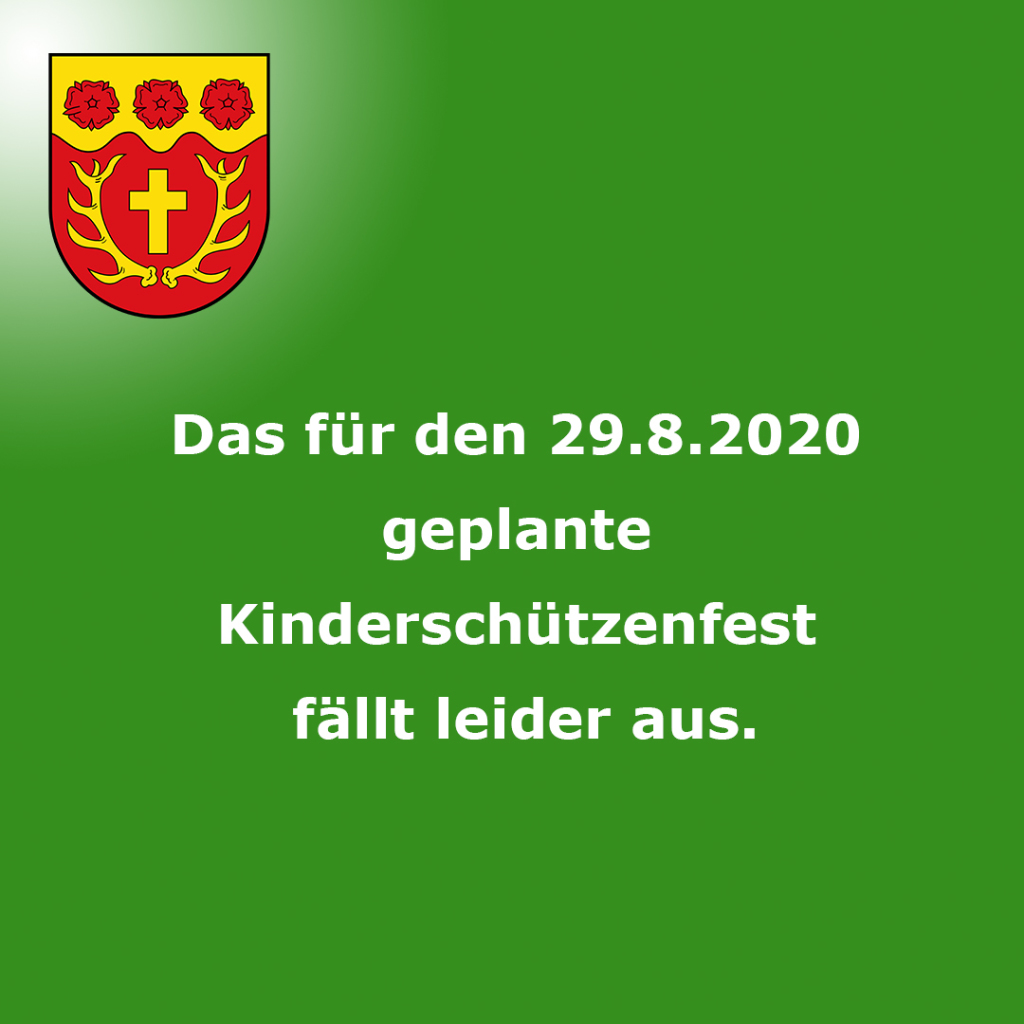 Absage Kinderschüfe